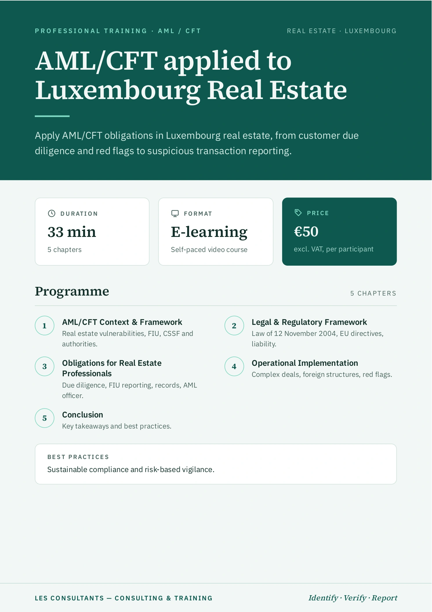 AML/CFT applied to Luxembourg Real Estate